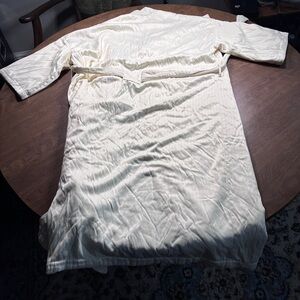Wynn Resort Las Vegas Robe Luxury Spa Ivory Belted Pockets Unisex One Size